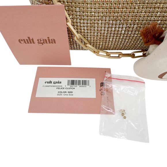 CULT GAIA Felice Clutch Bag in Sand Dollar - Picture 10 of 16